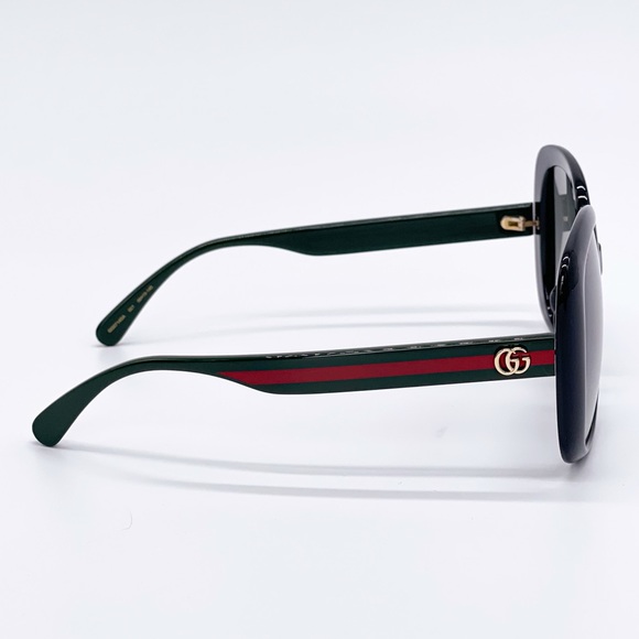 NEW GUCCI GG0714SA 001 BLACK SQUARE GUCCI SUNGLASSES GG0714S - Picture 8 of 12